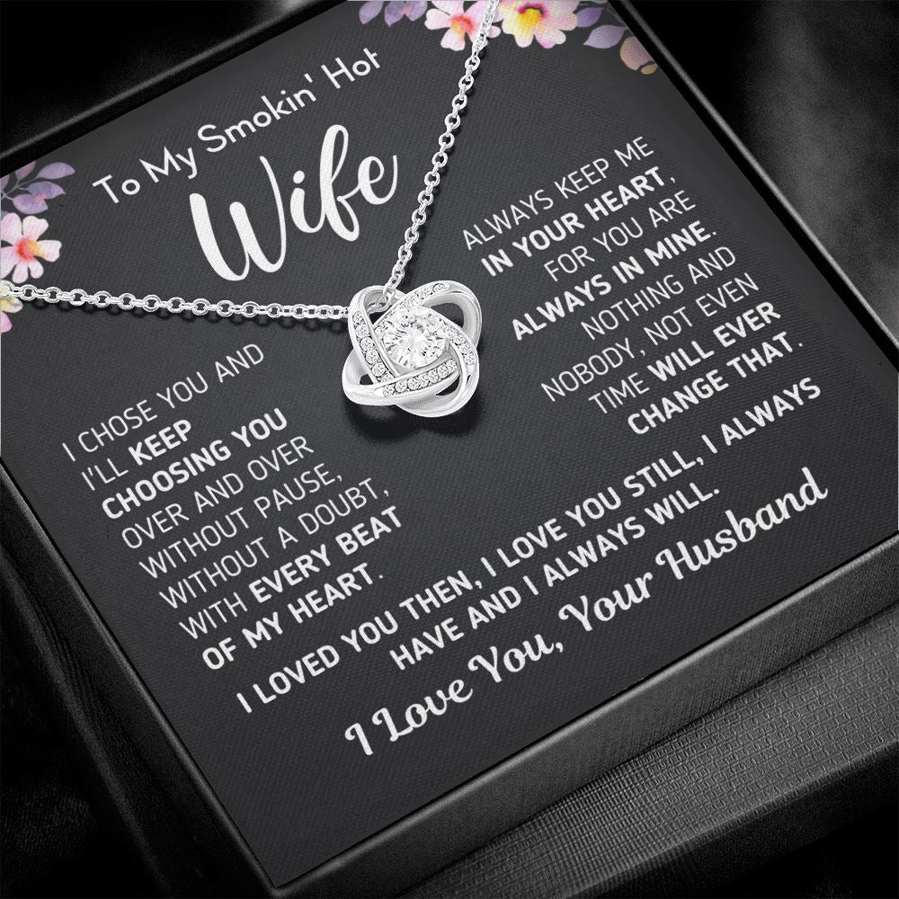 Gift For Wife "I Always Will" Necklace Jewelry 