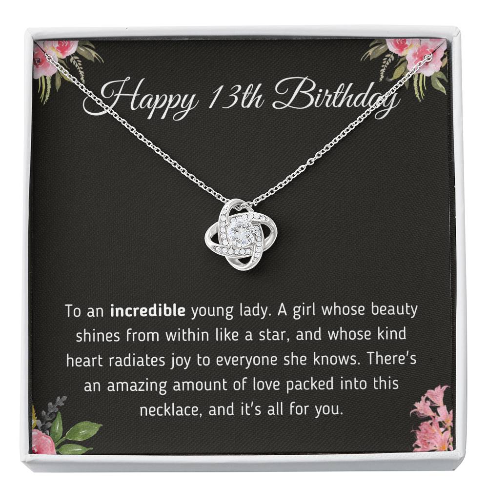 Happy 13th Birthday Necklace Jewelry 