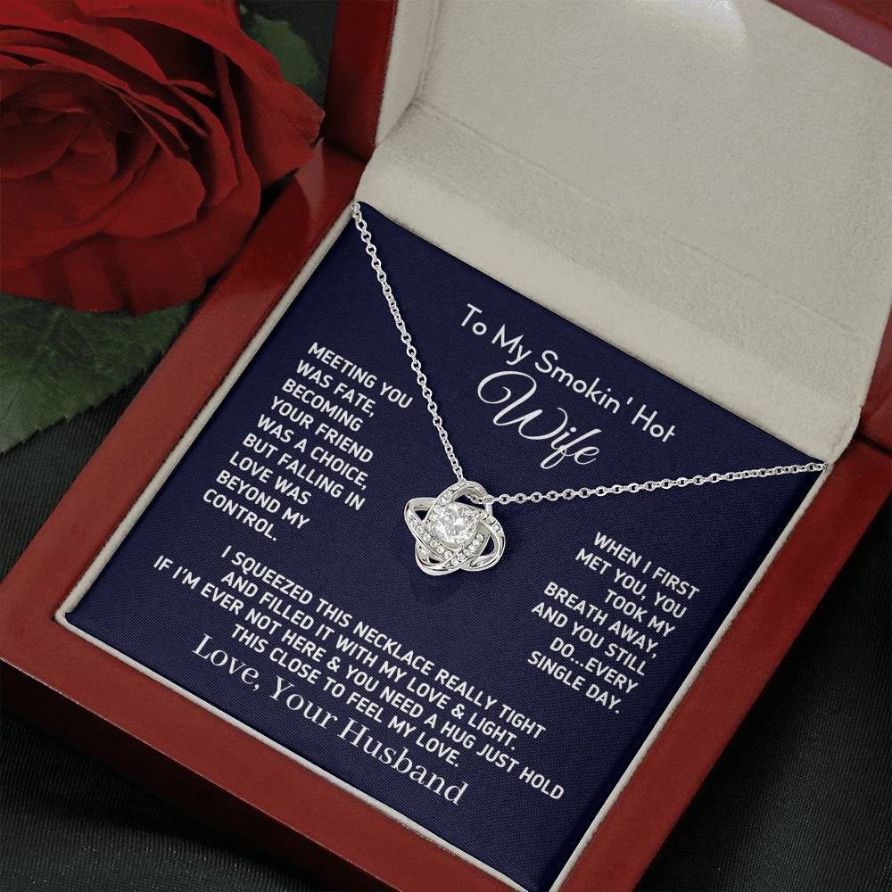 Gift for Wife - "Meeting You Was Fate" Necklace Jewelry 
