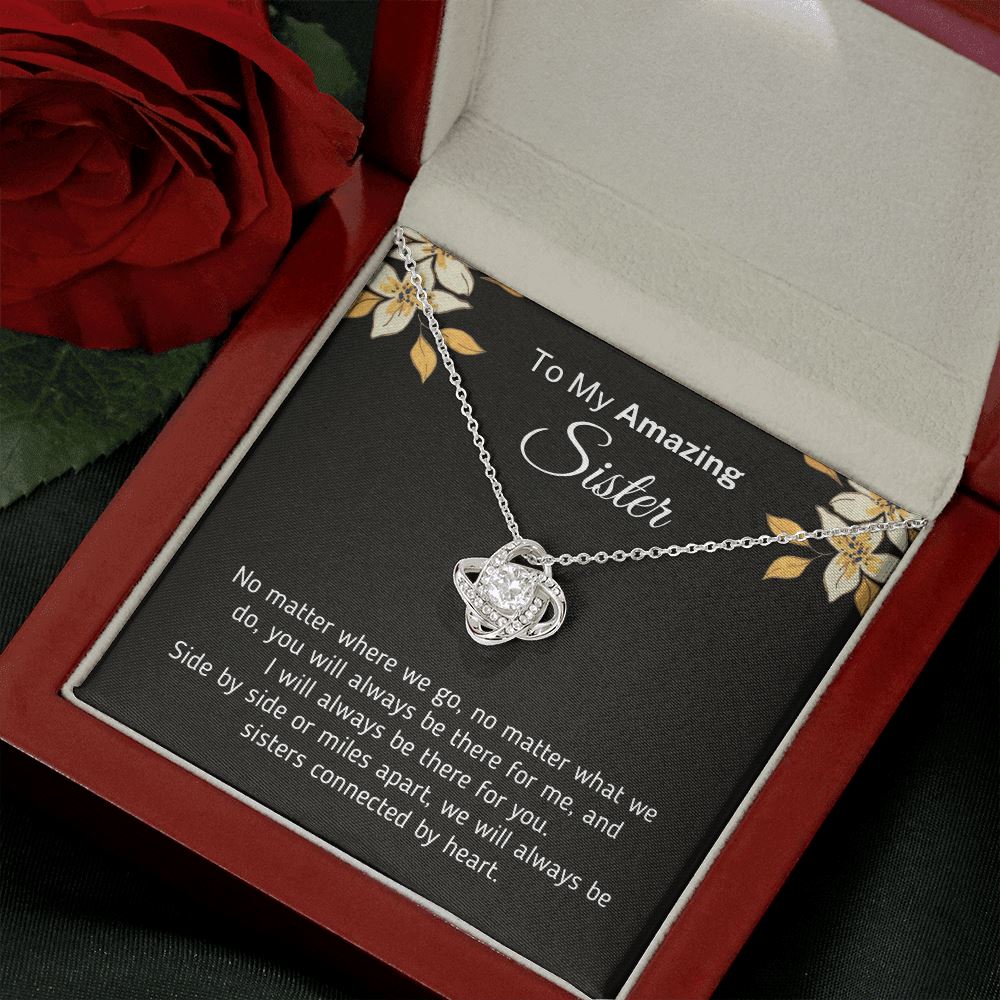 Beautiful "I Will Always Be There Necklace" For Sister Jewelry 