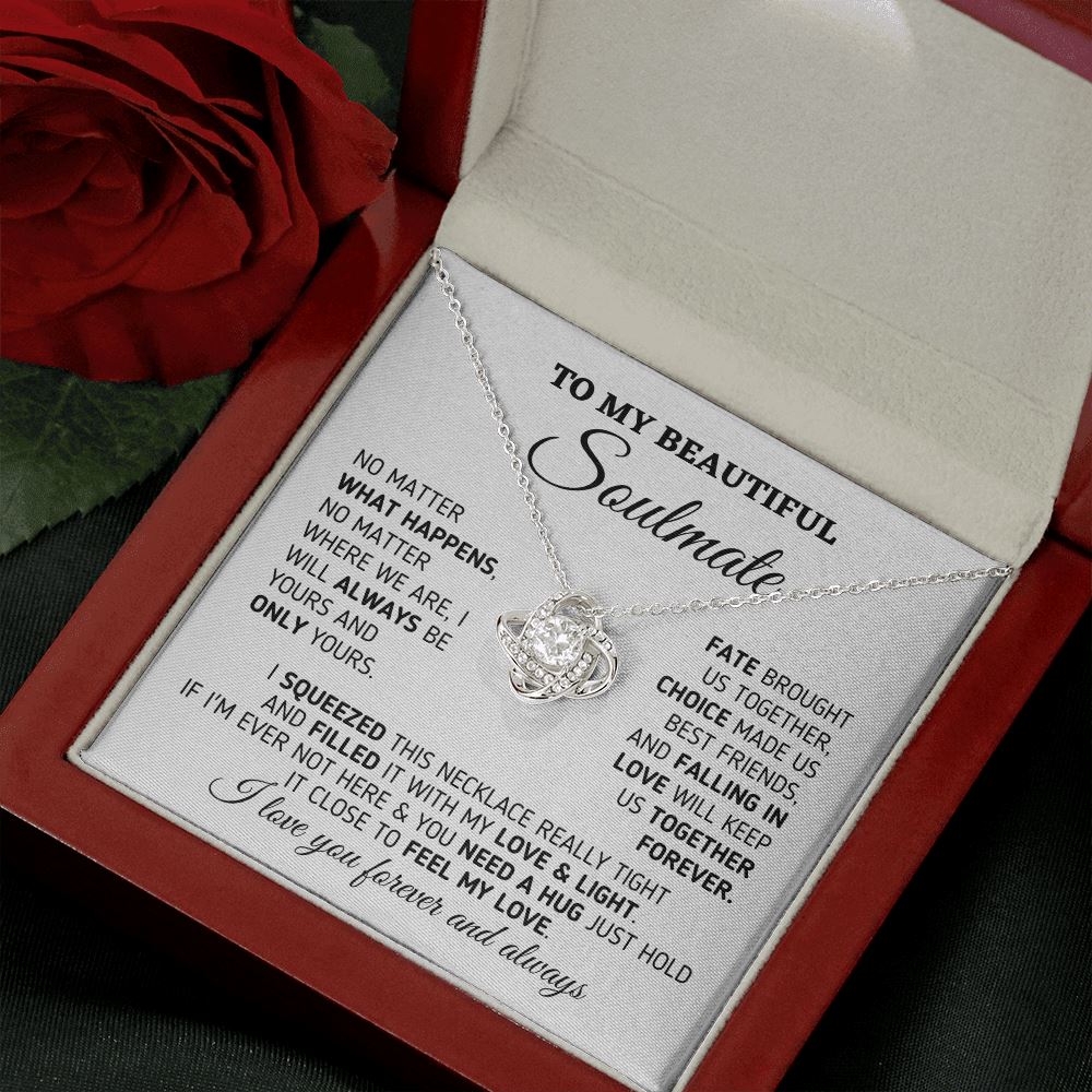 Gift for Soulmate "I Will Always Be Yours" Necklace Jewelry 
