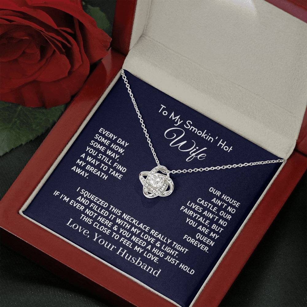 Gift for Wife - "My Queen Forever" Necklace Jewelry 