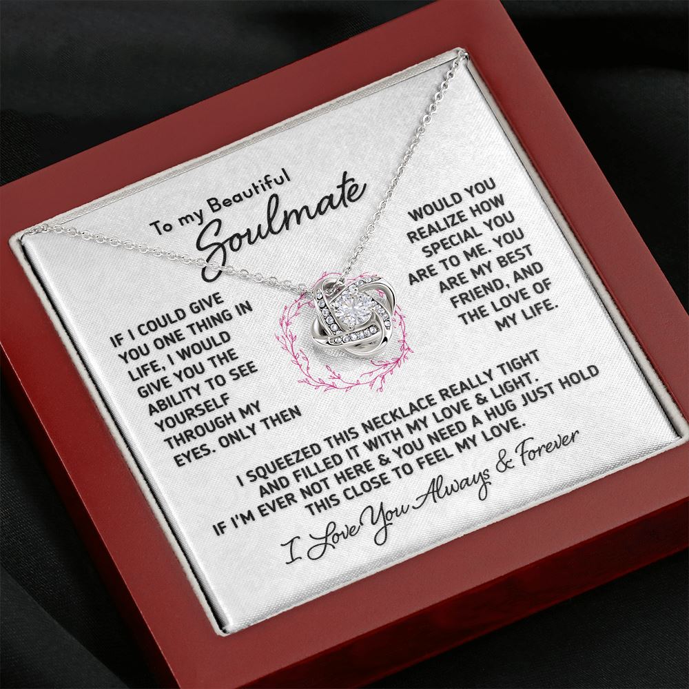 Gift for Soulmate "If I Could Give You One Thing" Necklace Jewelry 