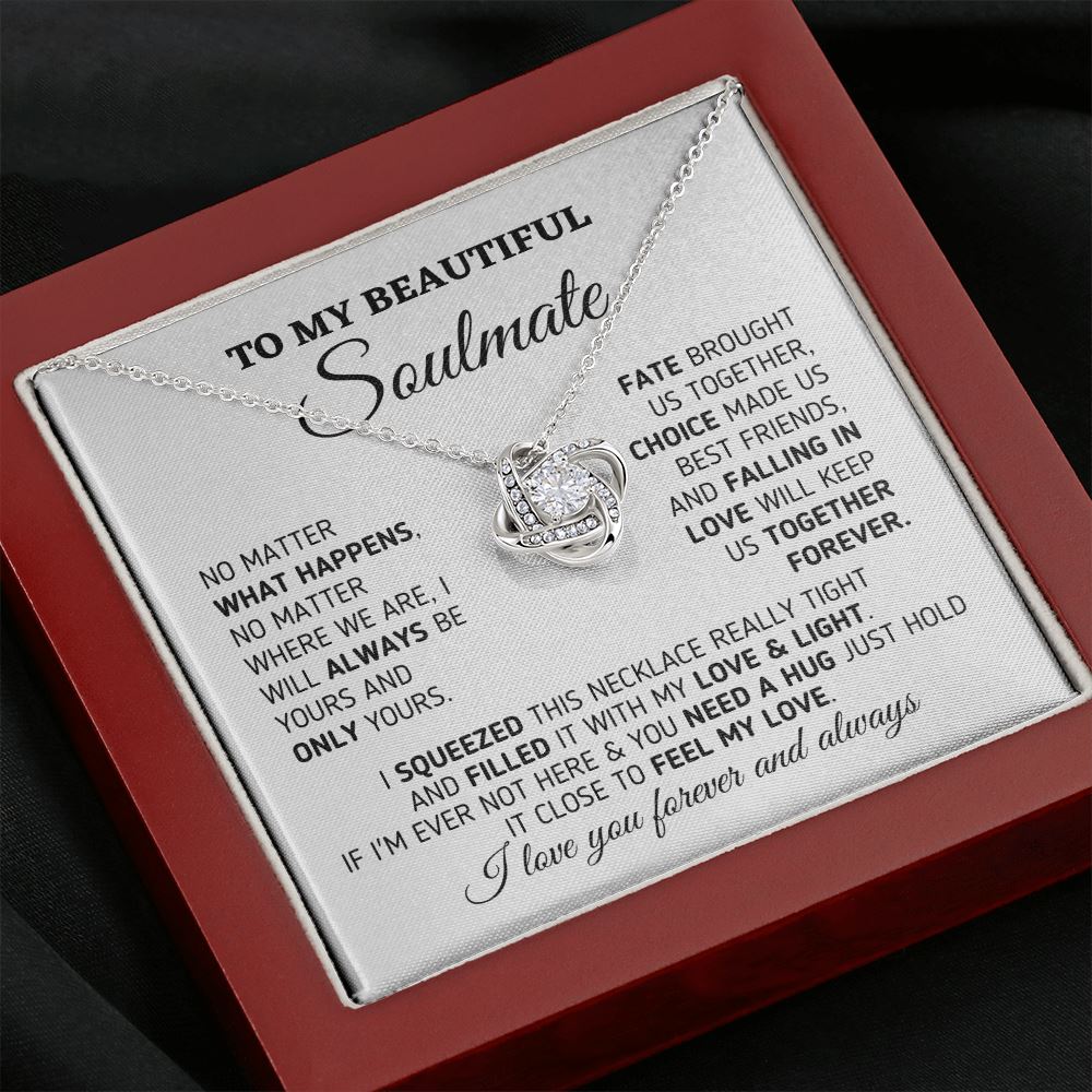 Gift for Soulmate "I Will Always Be Yours" Necklace Jewelry 
