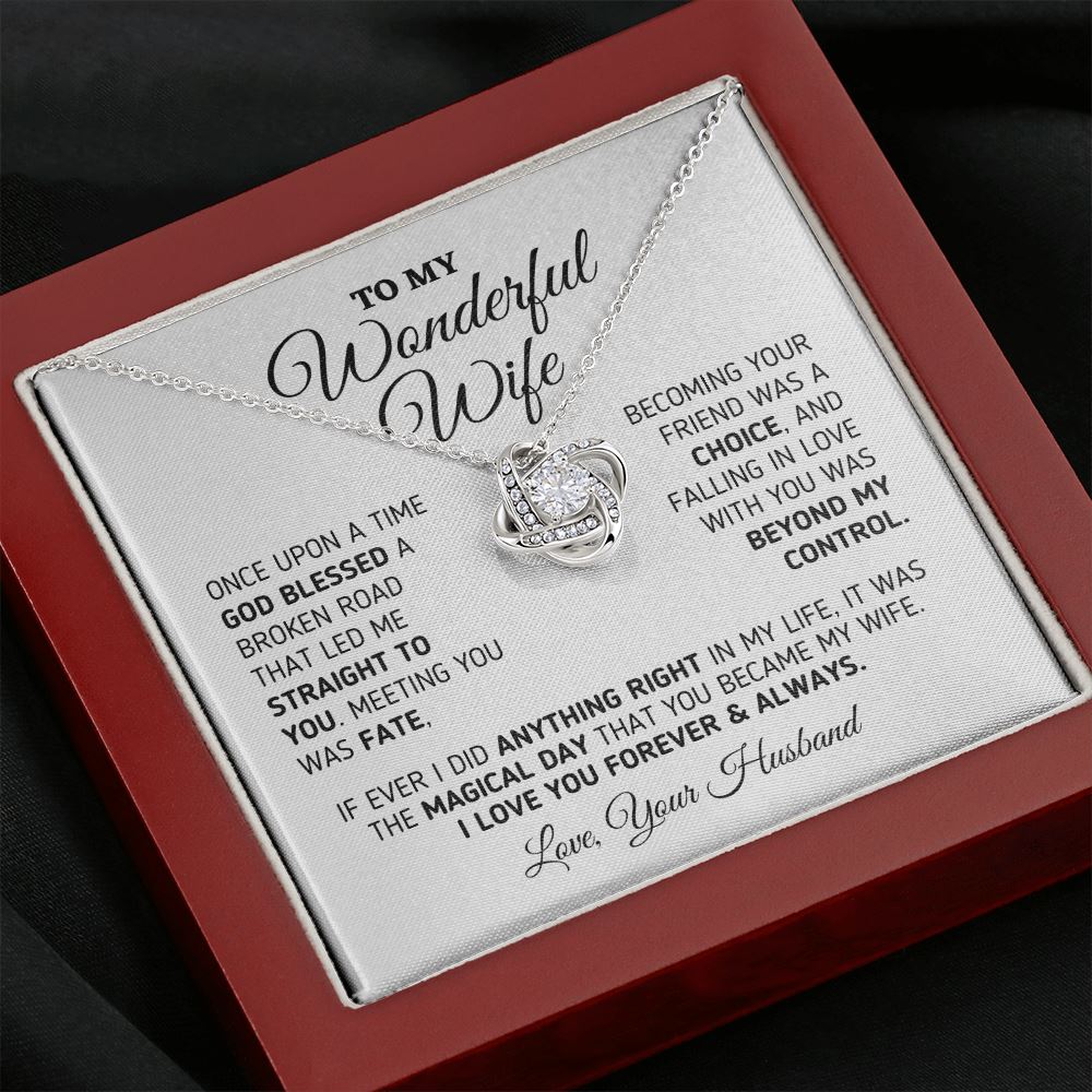 Gift for Wife "The Magical Day" Necklace Jewelry 