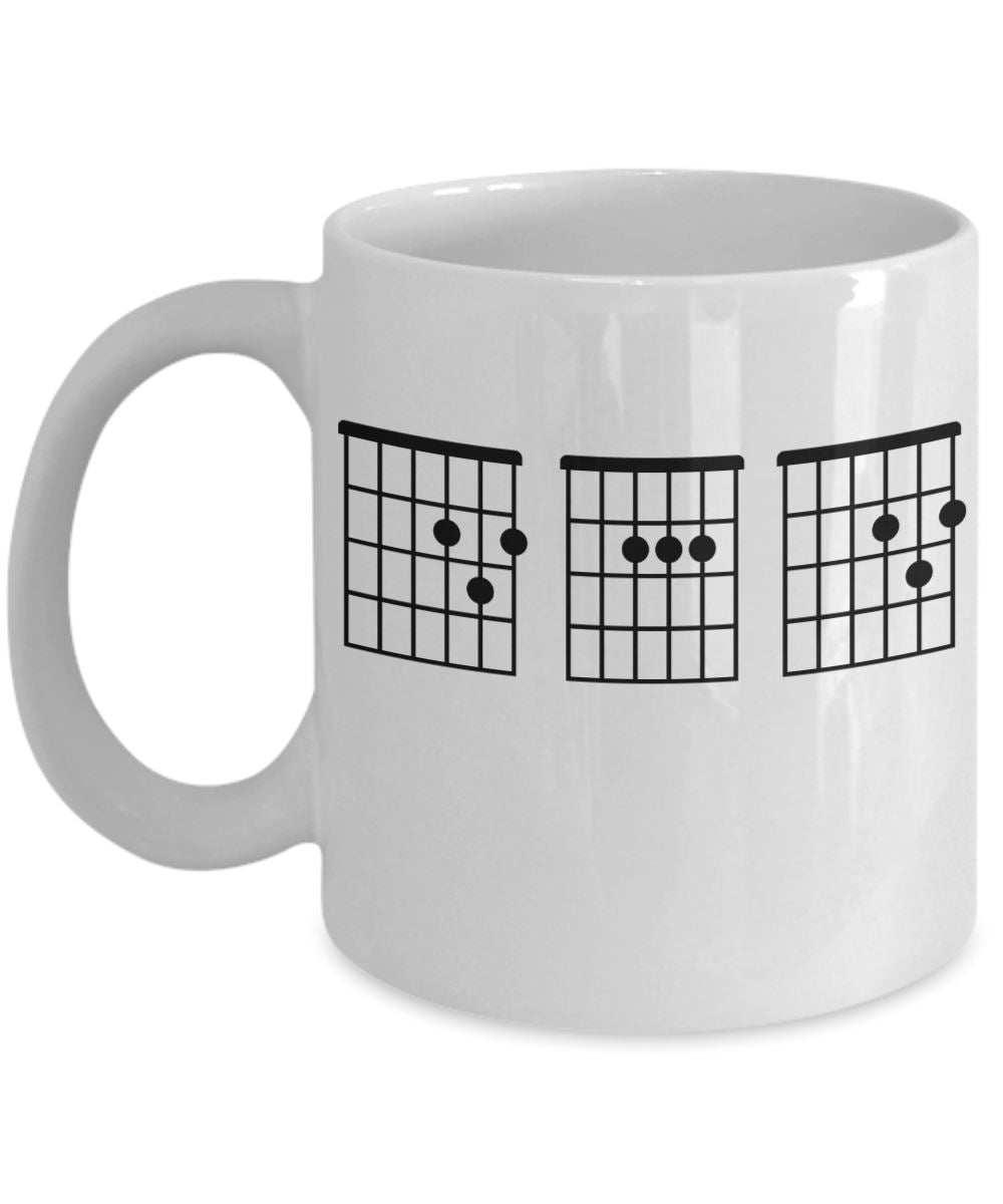 Funny "Dad" Guitar Chord Mug Coffee Mug 