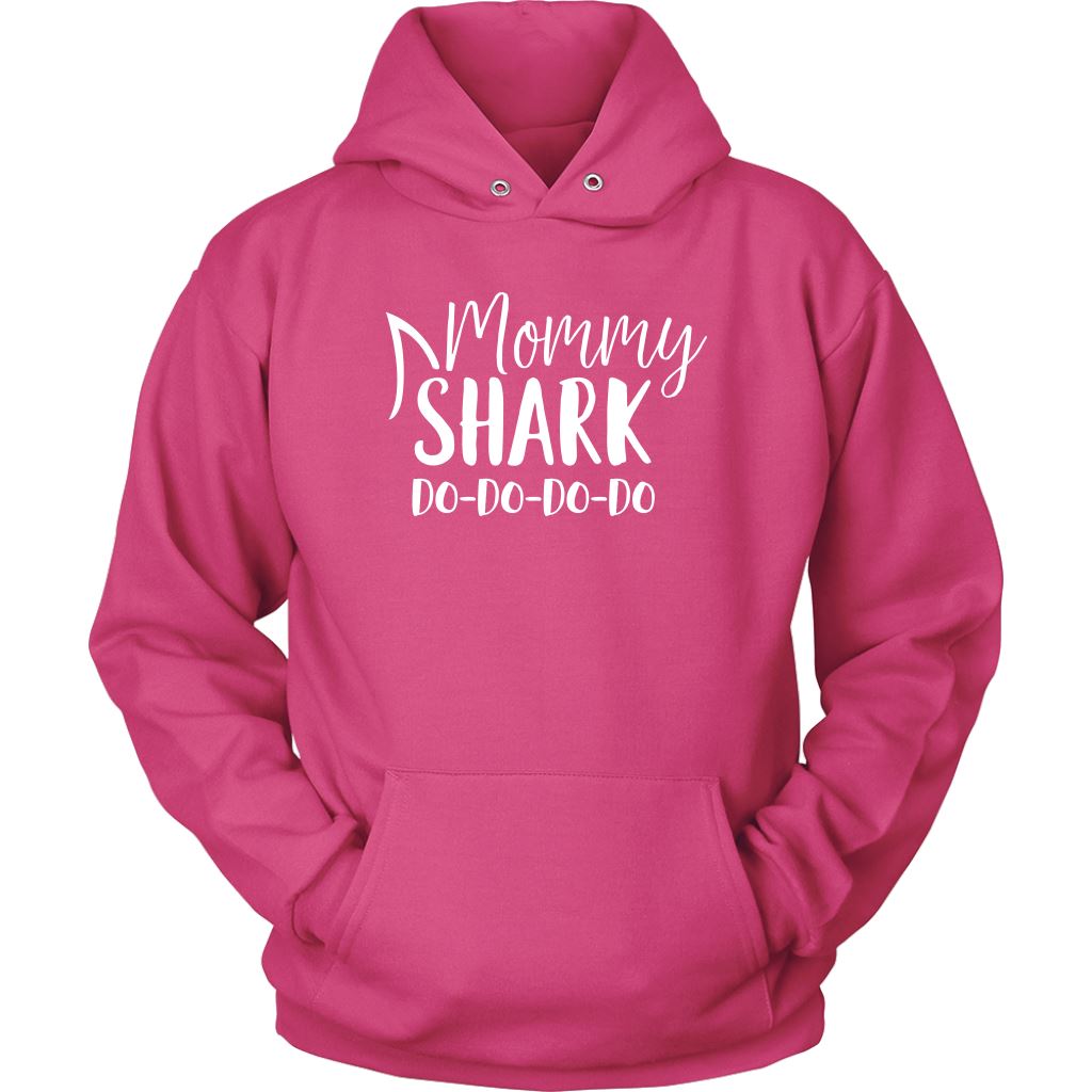 Funny "Mommy Shark" Shirts and Hoodies T-shirt Unisex Hoodie Sangria S